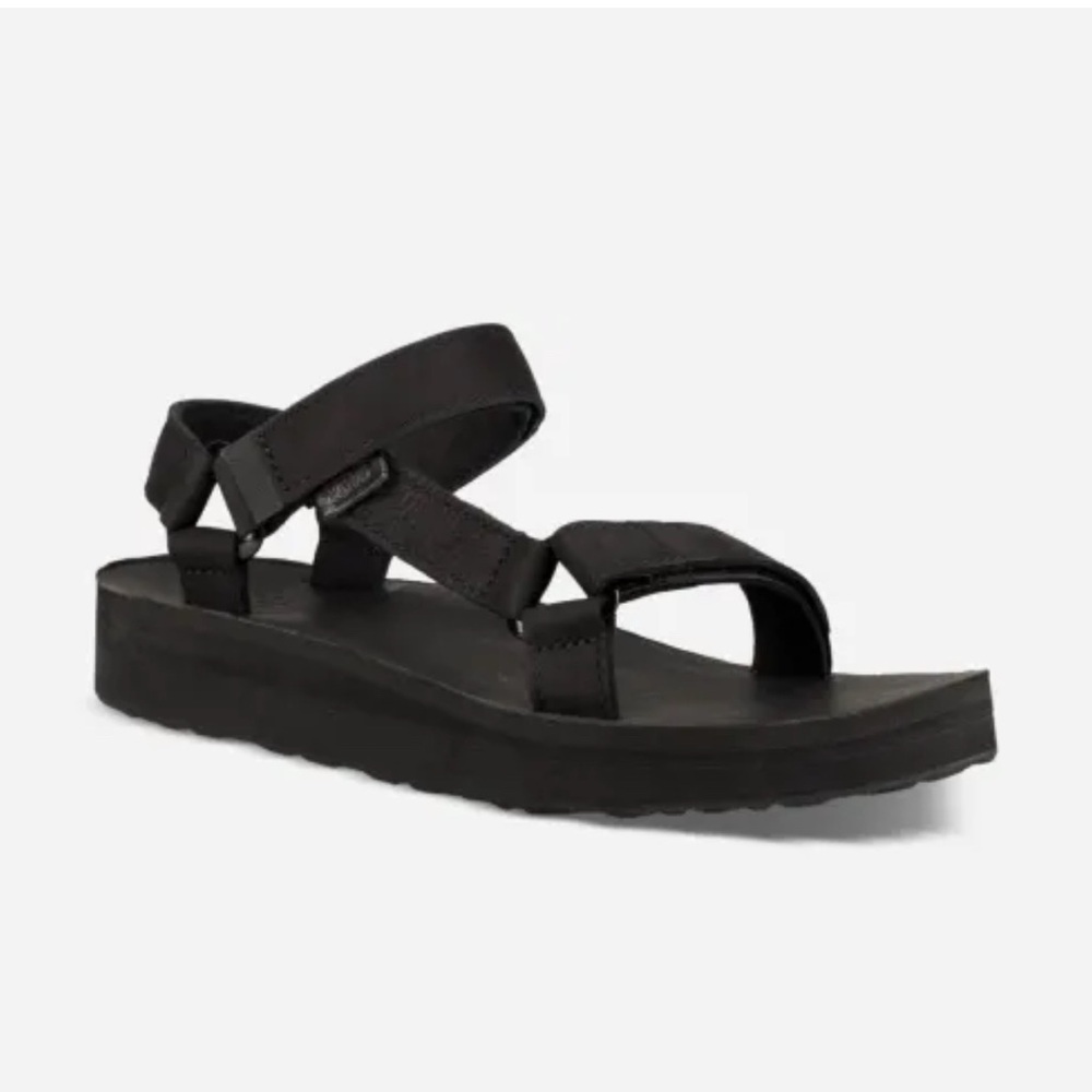 Teva Women’s Black Sandals - Size 7 - Comfortable & Durable